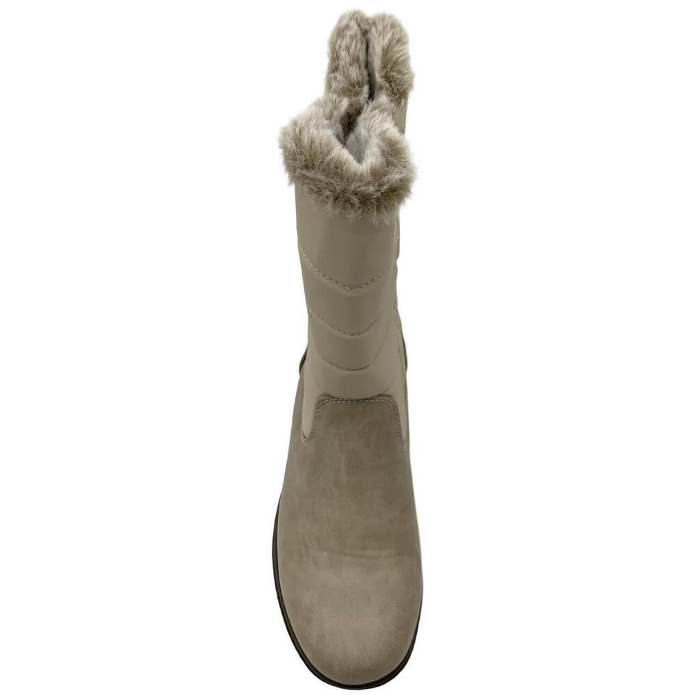 Totes Women's Edgen Boots Taupe - Medium - Picture 2 of 3